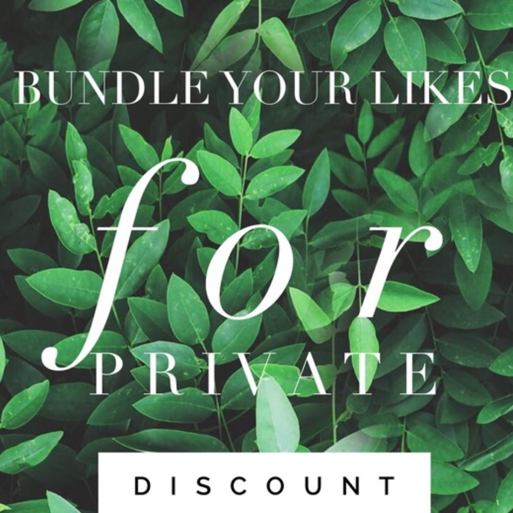 ✨🌿 BUNDLE YOUR LIKES 🌿✨